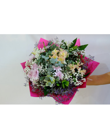 “Evening Blues” Bouquet – Stunning Blue Blooms
